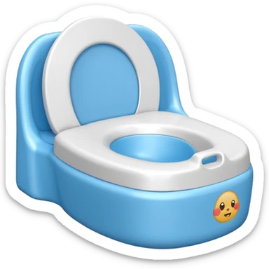 Potty trainer for baby without lid and without face sticker