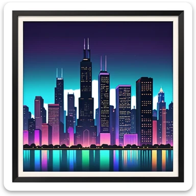 Chicago grand theft auto sticker