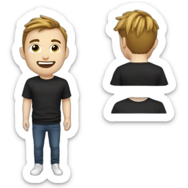 Squeezie qui fait le es-ce que c est bon pour vous sticker