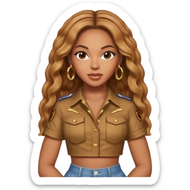 Beyonce from Destiny's Child sticker