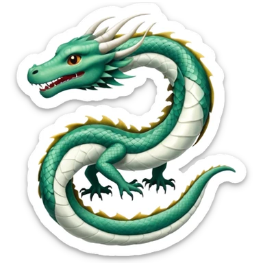 Haku the dragon from “Spirited Away” sticker