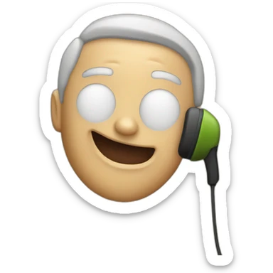 emoji telefono viejo, vibrando sticker