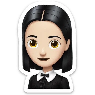 Wednesday Addams’s 4 story haunted dream mansion  sticker