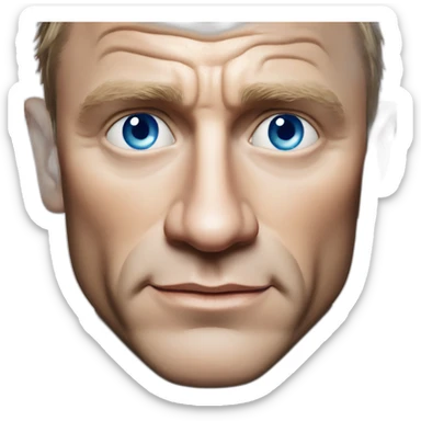daniel craig blue eyes sticker