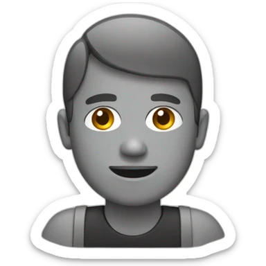 person pictograph sticker