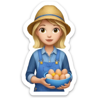 farmer Girl collect eggs



 sticker
