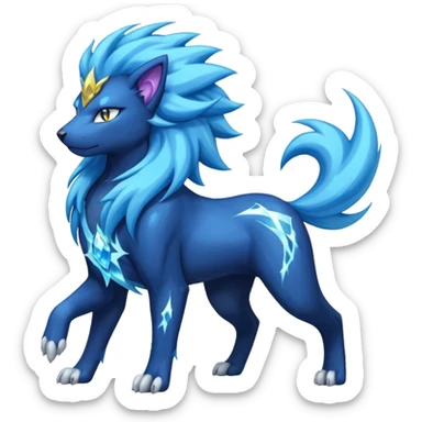 Luxray-Suicune-Manectric-fusion sticker