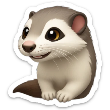 Furet Hawaï sticker