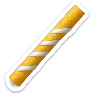 paper straw sticker