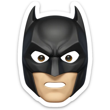 batman mask sticker