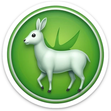 A white tick in a green circle sticker