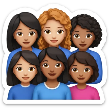 Katseye music group 6 members all girl 2 black girl 1 korean sticker