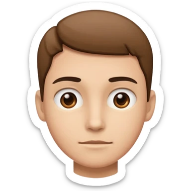 🙄 make the eyes look to the left sticker