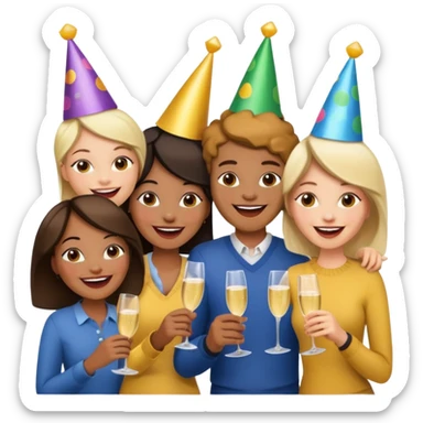 group of friends sticker