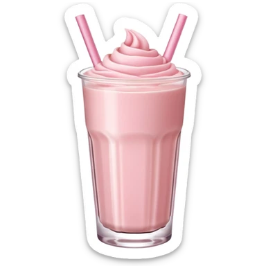 rose milk tea (no strraw, no face, just simple, no ice) sticker