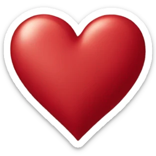 vintage valentine’s day card red sticker