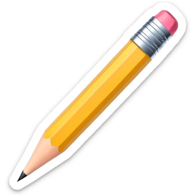 Finding a pencil  sticker