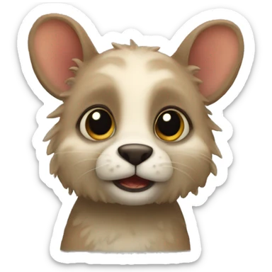 a little critter that does not look like a mammal, nor anything like a fish or a bird. An indescribable creature. sticker