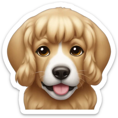 dog-lick-beauty sticker