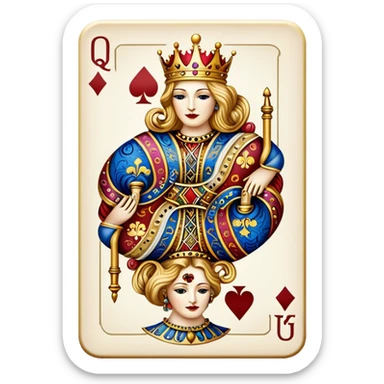 Queen Clubs sticker