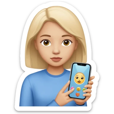 Girl sticers iPhone  sticker