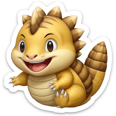 Sandshrew laughing  sticker