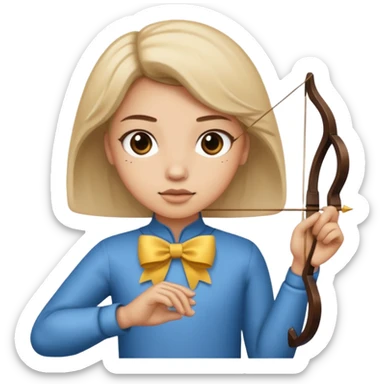 Like the left hand in horizontal and one hand bows sticker