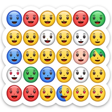 Create homemade pixel emojis  sticker