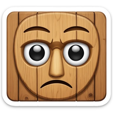 The character Plank from the cartoon Ed Edd n Eddy sticker