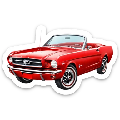 ford mustang 1964 sticker
