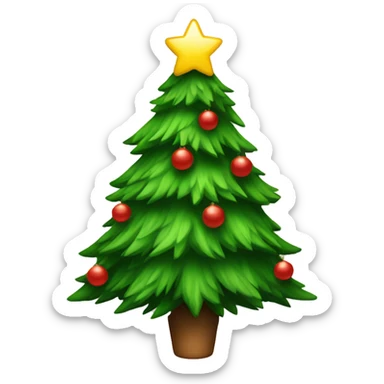  Christmas tree sticker