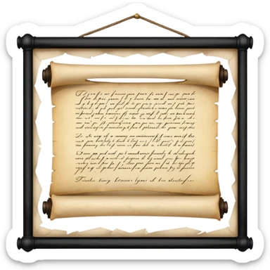 The list of grievances the people of America had with King George III, about how he stripped them of their rights.
 sticker