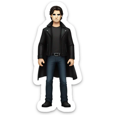 Damon Salvator from the vampire diaries sticker