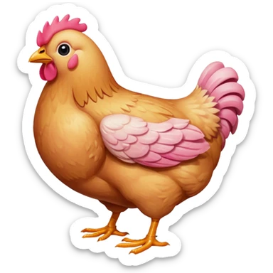 Uncooked Chicken empji sticker