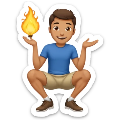 a man fart 🚶💨 sticker