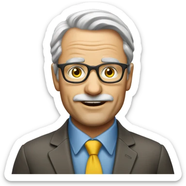 a 50 year old swedish sales man sticker