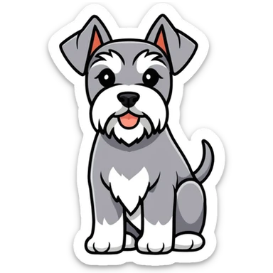 schnauzer sticker