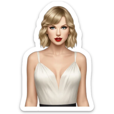 taylor swift in her reputation era sticker