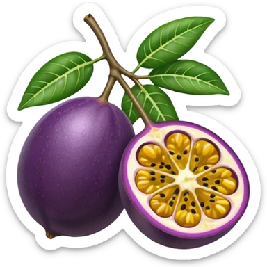 passion fruit sticker