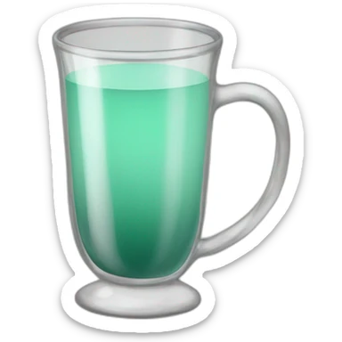 Turkish tea glass sticker