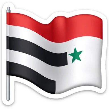 Syrien flage  sticker