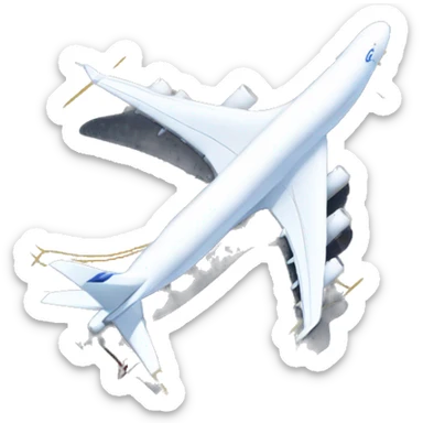 a big plane runway with an Airbus Beluga XL sticker