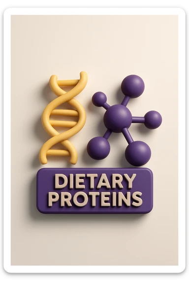 Proteine alimentari su sfondo isolato fammi un icona in 3d sticker