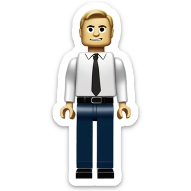 Daniel Craig lego full body sticker