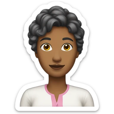 Téte d’une 👩 femme sticker