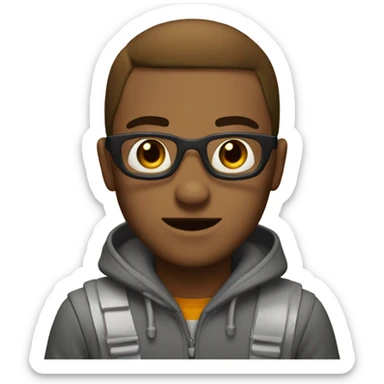 Generate a emoji with the words "Gen5 hood"  sticker