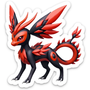 Meloetta-Nargacuga-Yveltal-Pokémon-Fakémon-creature sticker