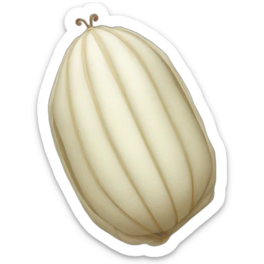 silk cocoon sticker