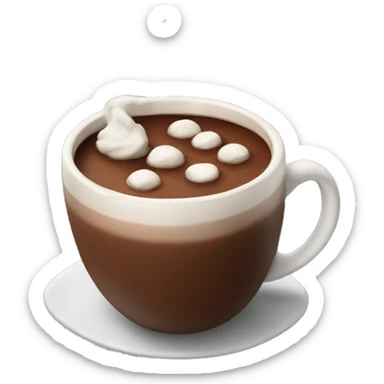 Hot chocolate  sticker