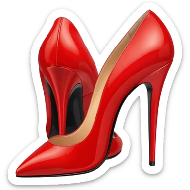 Louboutin heels sticker